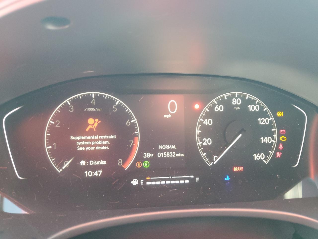 2023 HONDA CIVIC SPORT VIN:2HGFE2F57PH527681