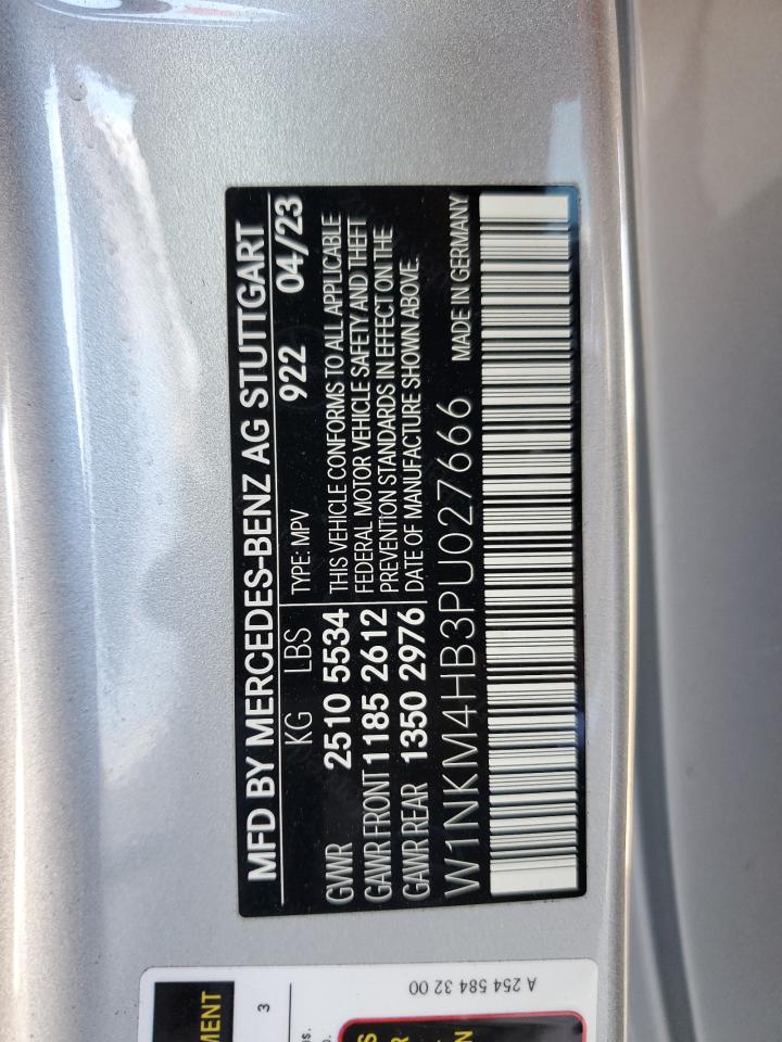 2023 MERCEDES-BENZ GLC 300 4MATIC VIN:W1NKM4HB3PU027666