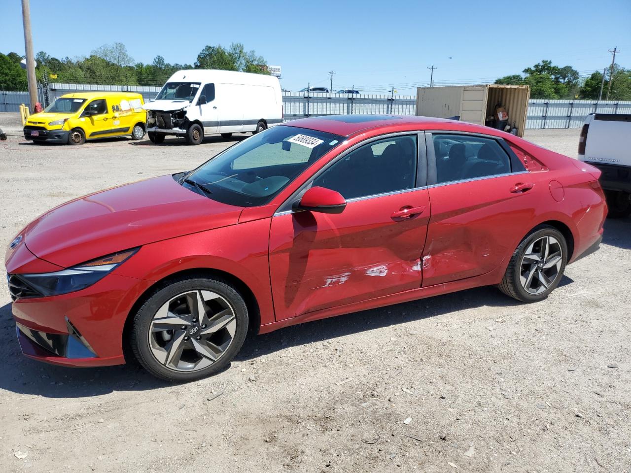 2022 HYUNDAI ELANTRA SEL VIN:KMHLN4AG2NU338030