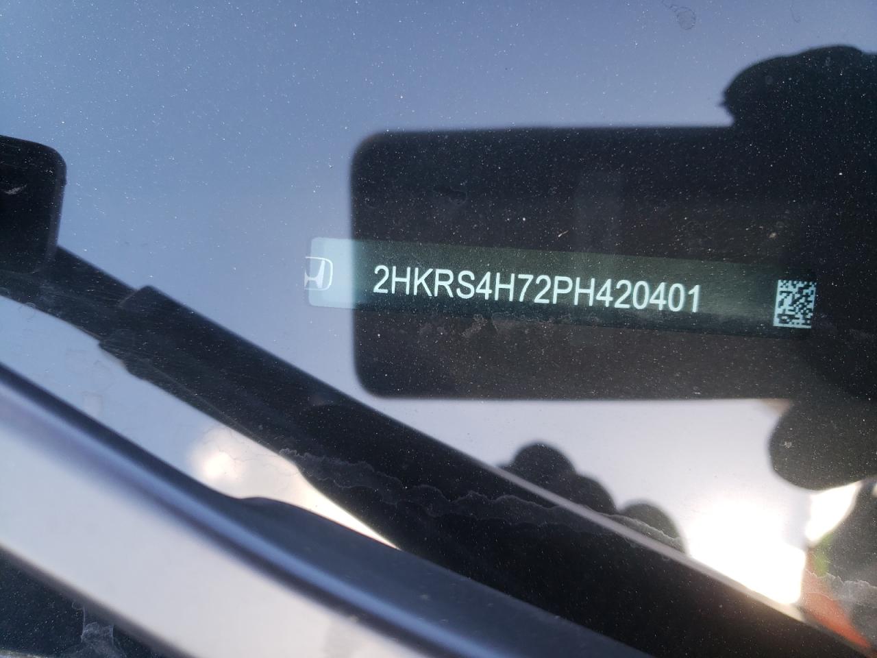 2023 HONDA CR-V EXL VIN:2HKRS4H72PH420401