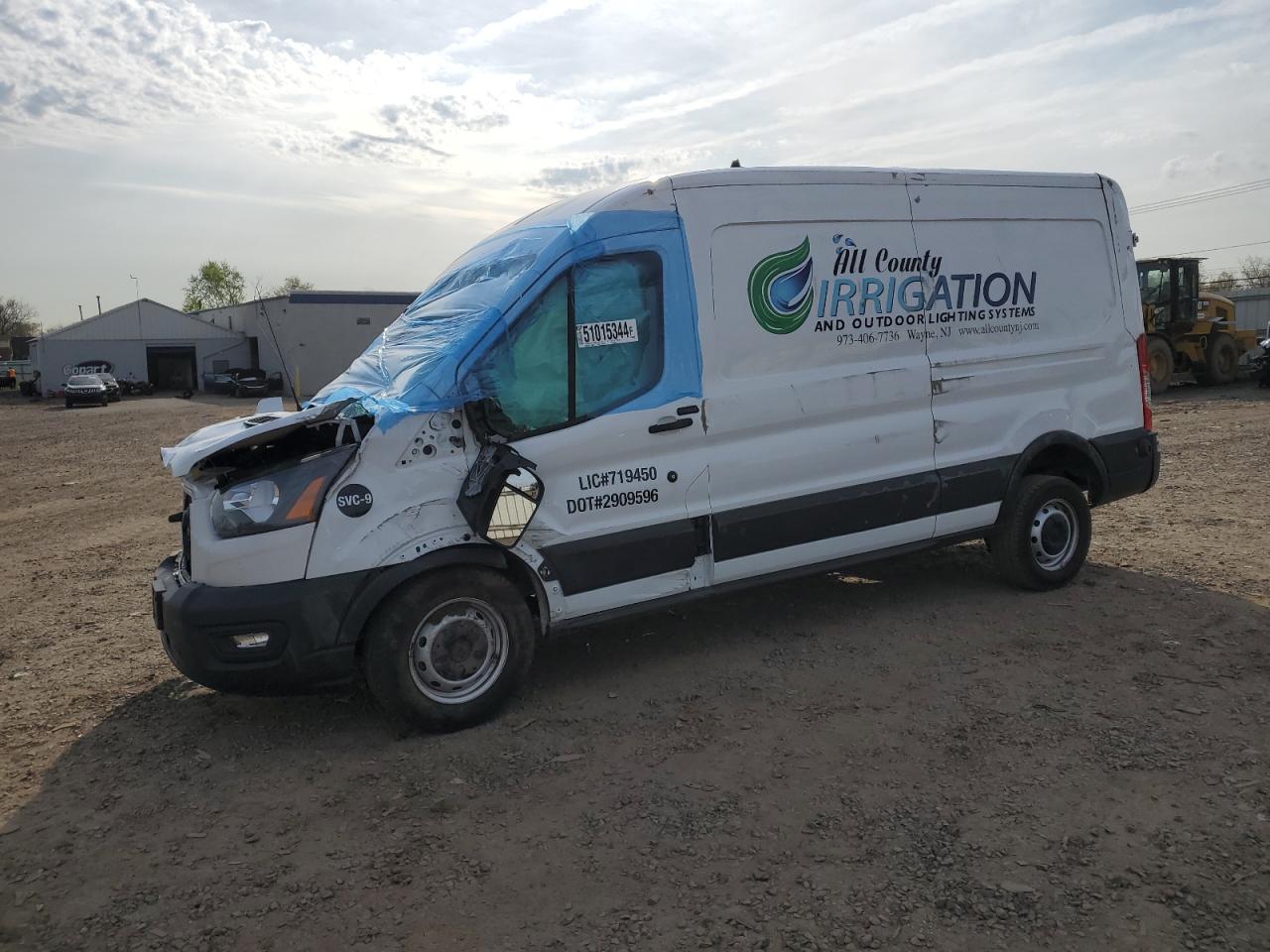 2023 FORD TRANSIT T-250 VIN:1FTBR1C86PKA83003