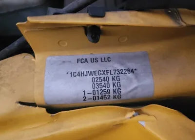 2015 Jeep Wrangler 1C4HJWEGXFL732264 VIN:1C4HJWEGXFL732264
