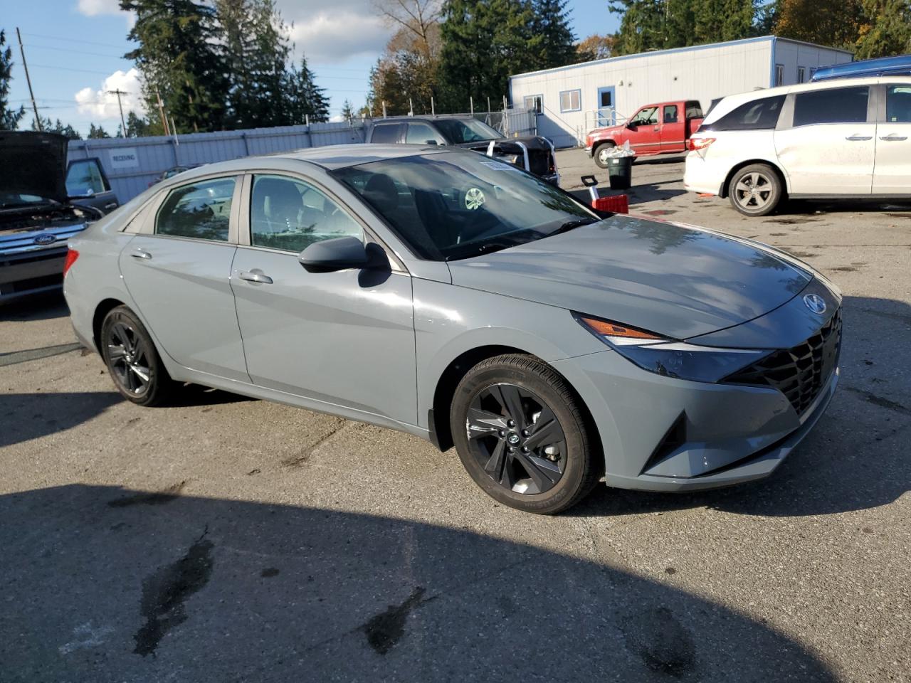 2022 HYUNDAI ELANTRA BLUE VIN:KMHLM4AJ4NU031652