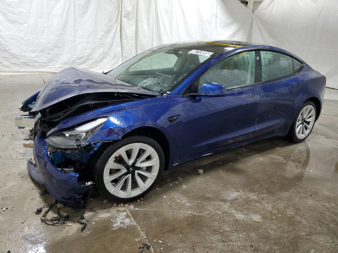 2022 TESLA MODEL 3  VIN:5YJ3E1EA4NF370480