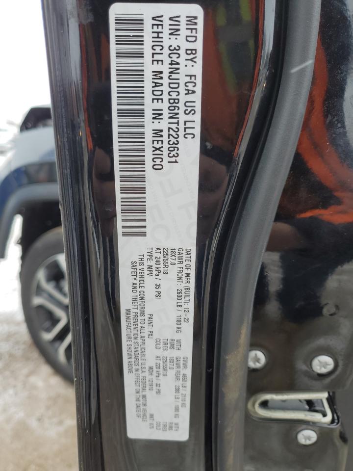 2022 JEEP COMPASS LIMITED VIN:1FTEW1CP5PKG21641