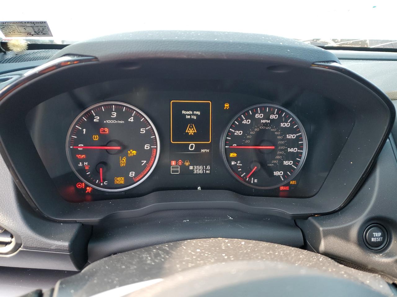 2024 SUBARU WRX  VIN:JF1VBAB6XR9801539