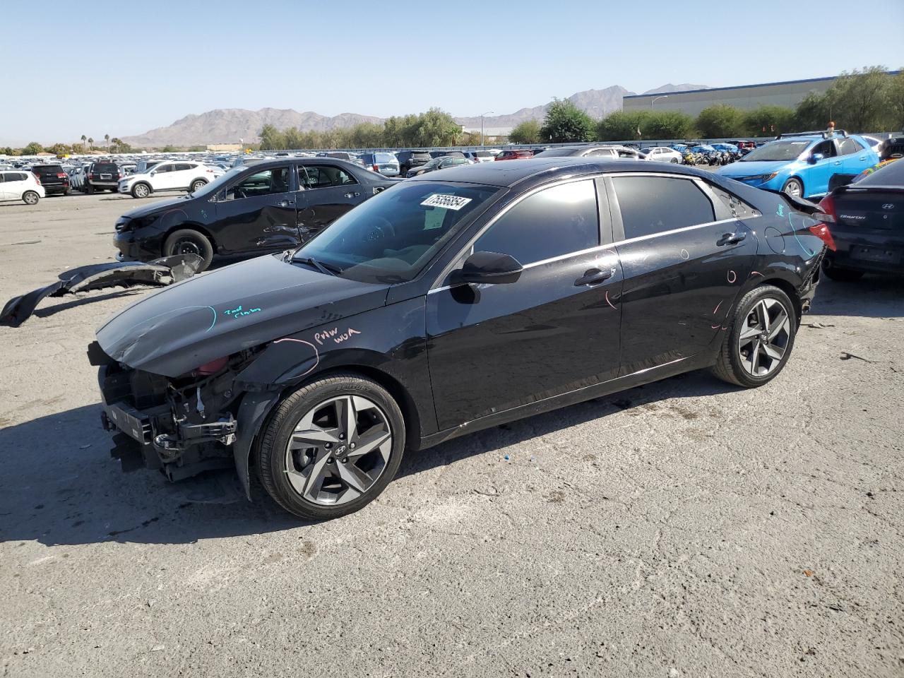 2023 HYUNDAI ELANTRA LIMITED VIN:KMHLN4AJ2PU036154