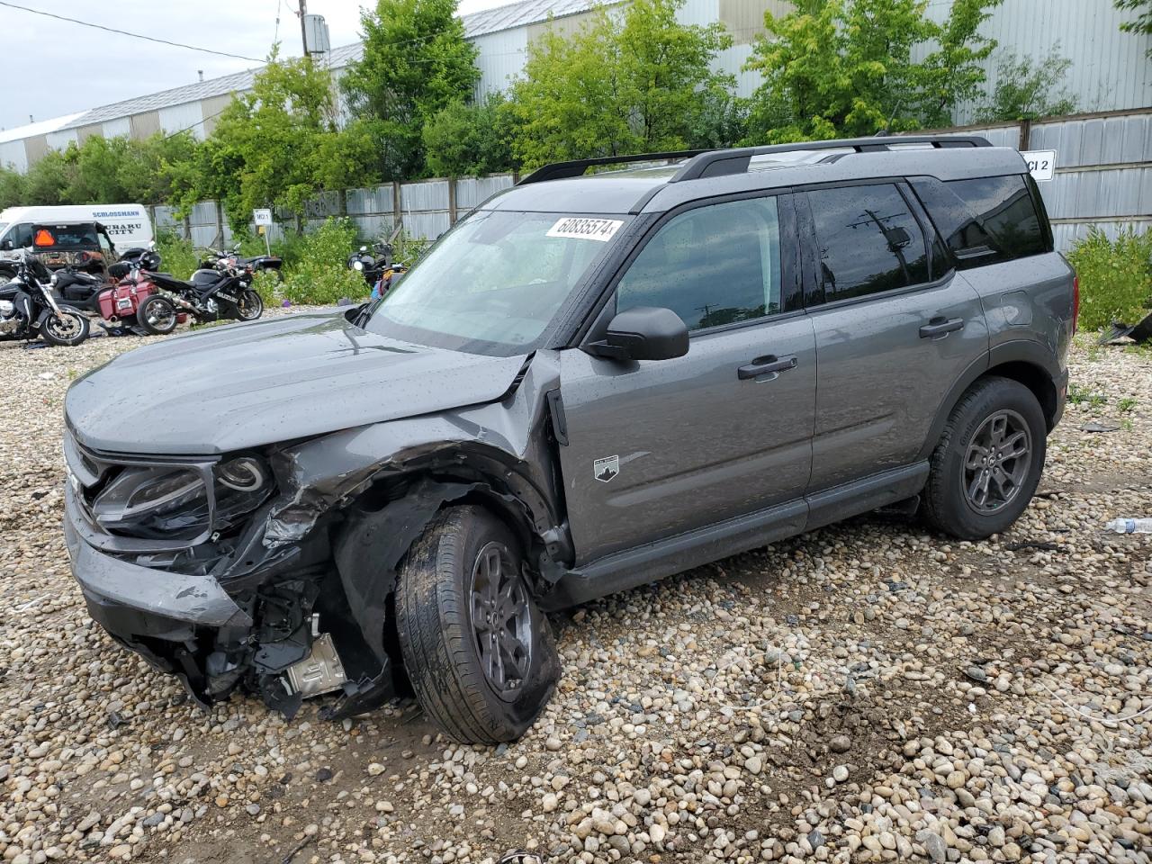 2022 FORD BRONCO SPORT BIG BEND VIN:3FMCR9B61NRE32673