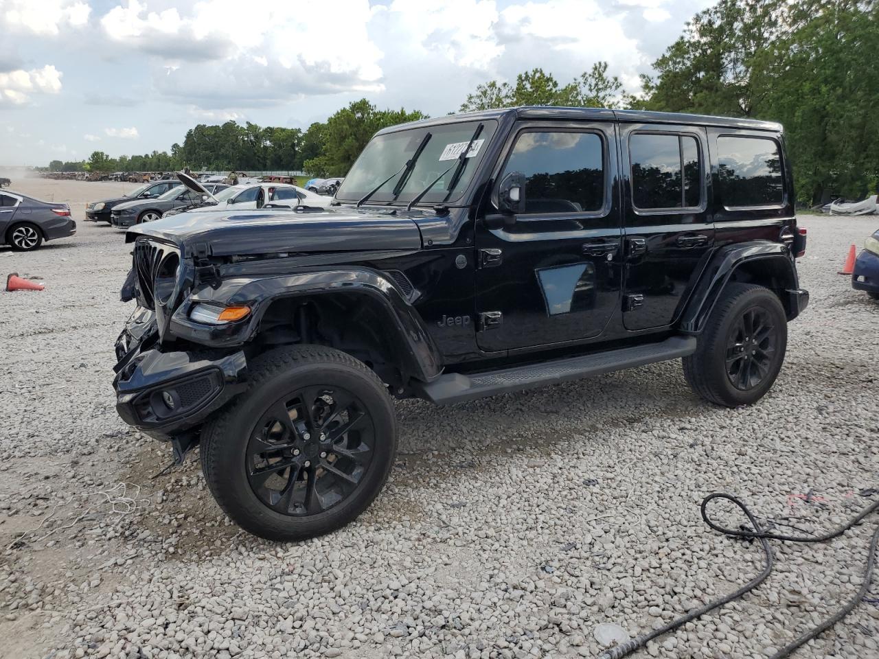 2022 JEEP WRANGLER UNLIMITED SAHARA VIN:1C4HJXEN0NW145623