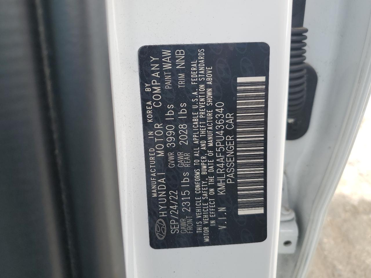 2023 HYUNDAI ELANTRA N LINE VIN:KMHLR4AF5PU436340
