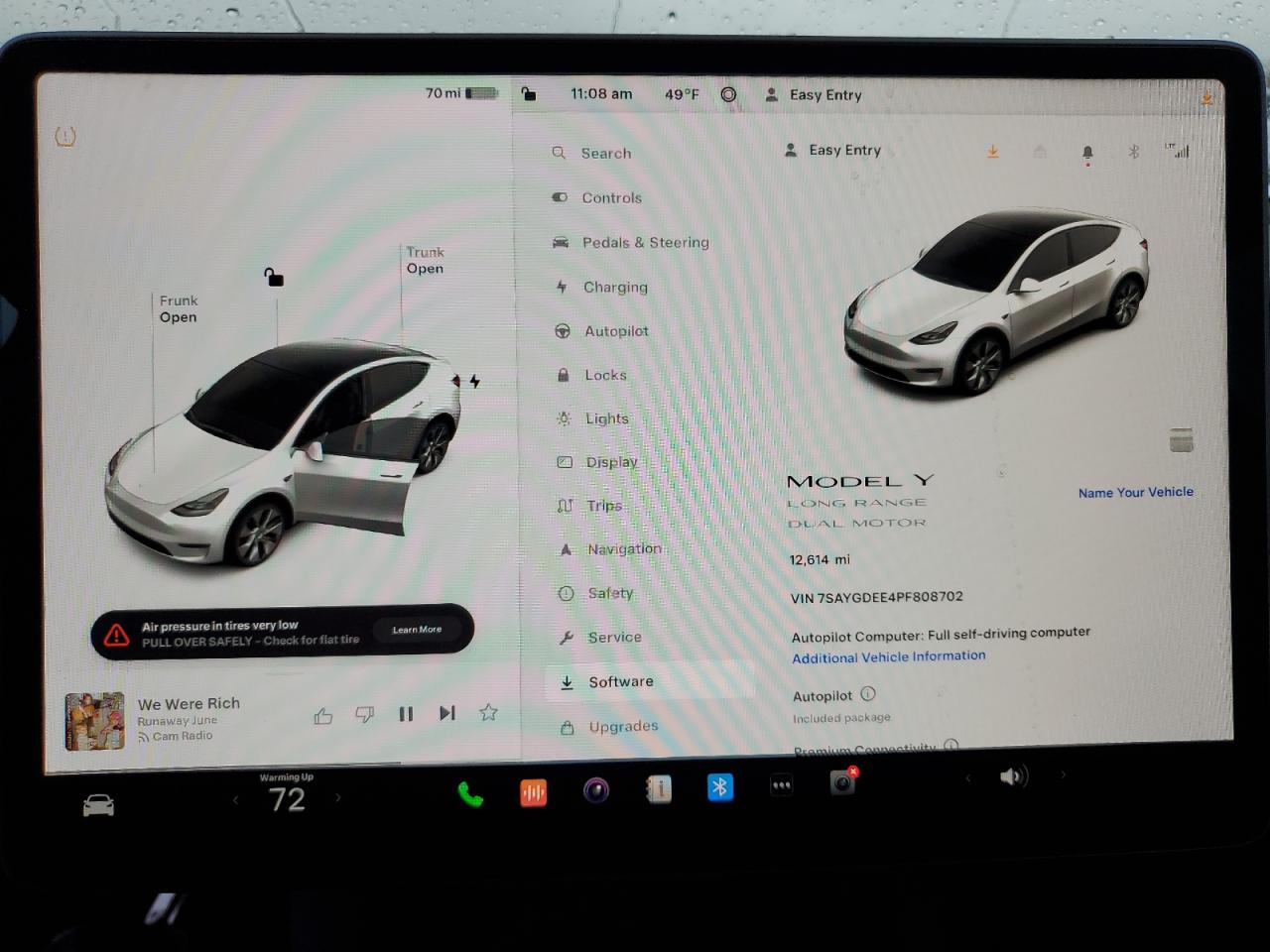 2023 TESLA MODEL Y  VIN:7SAYGDEE4PF808702