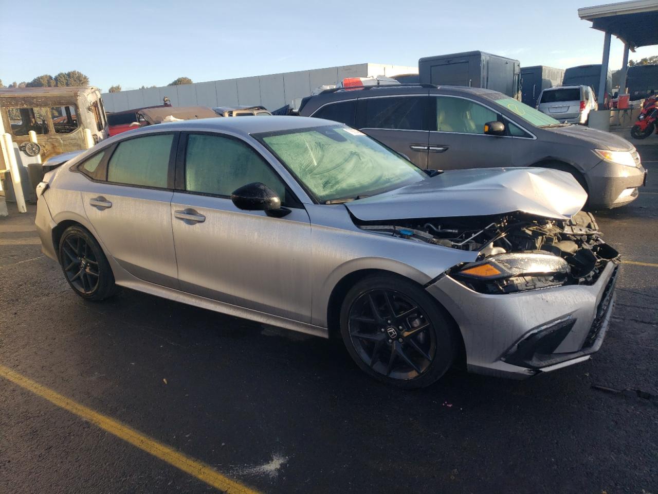 2022 HONDA CIVIC SPORT VIN:2HGFE2F58NH554515
