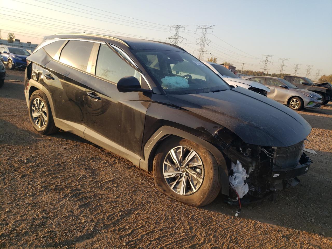 2024 HYUNDAI TUCSON BLUE VIN:KM8JBCD18RU158753