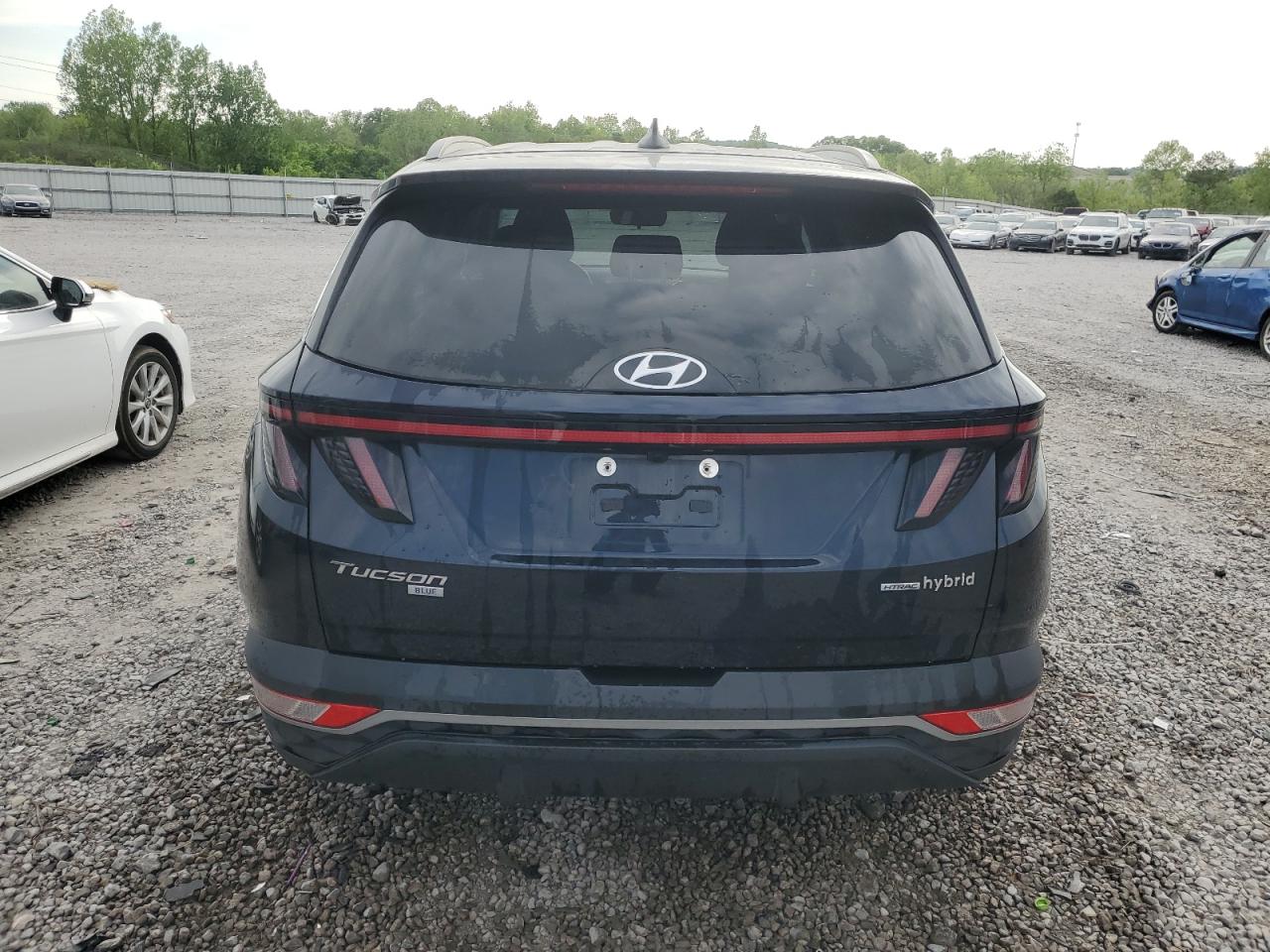 2022 HYUNDAI TUCSON BLUE VIN:KM8JBCA10NU060203