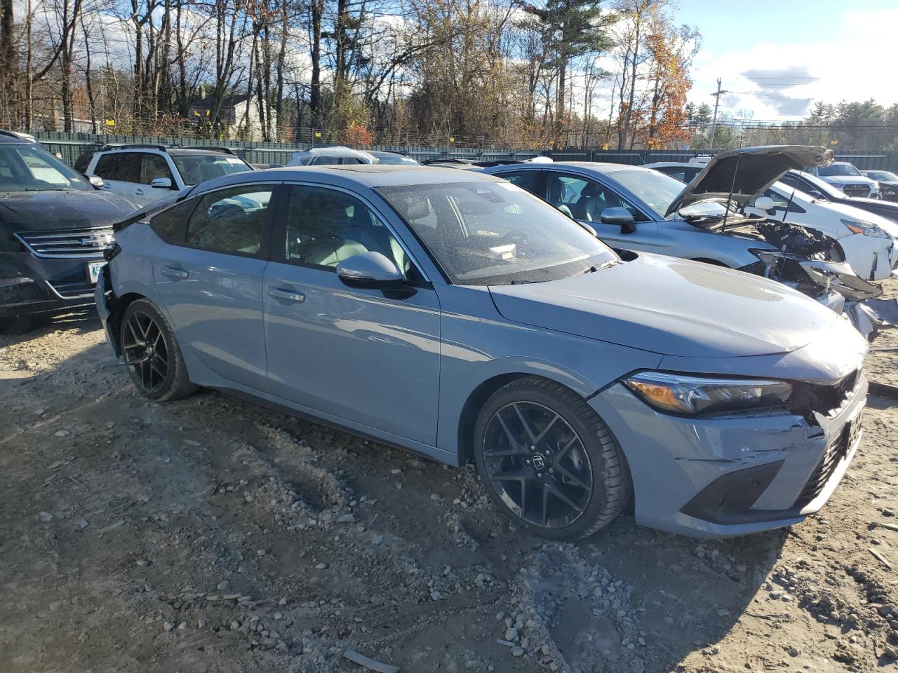2022 HONDA CIVIC SPORT TOURING VIN:19XFL1H80NE007417