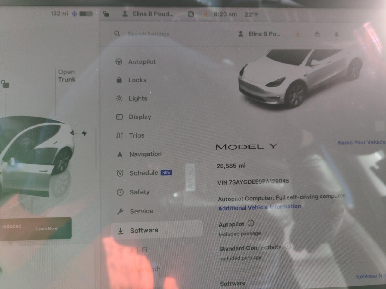2023 TESLA MODEL Y  VIN:7SAYGDEE9PA129845