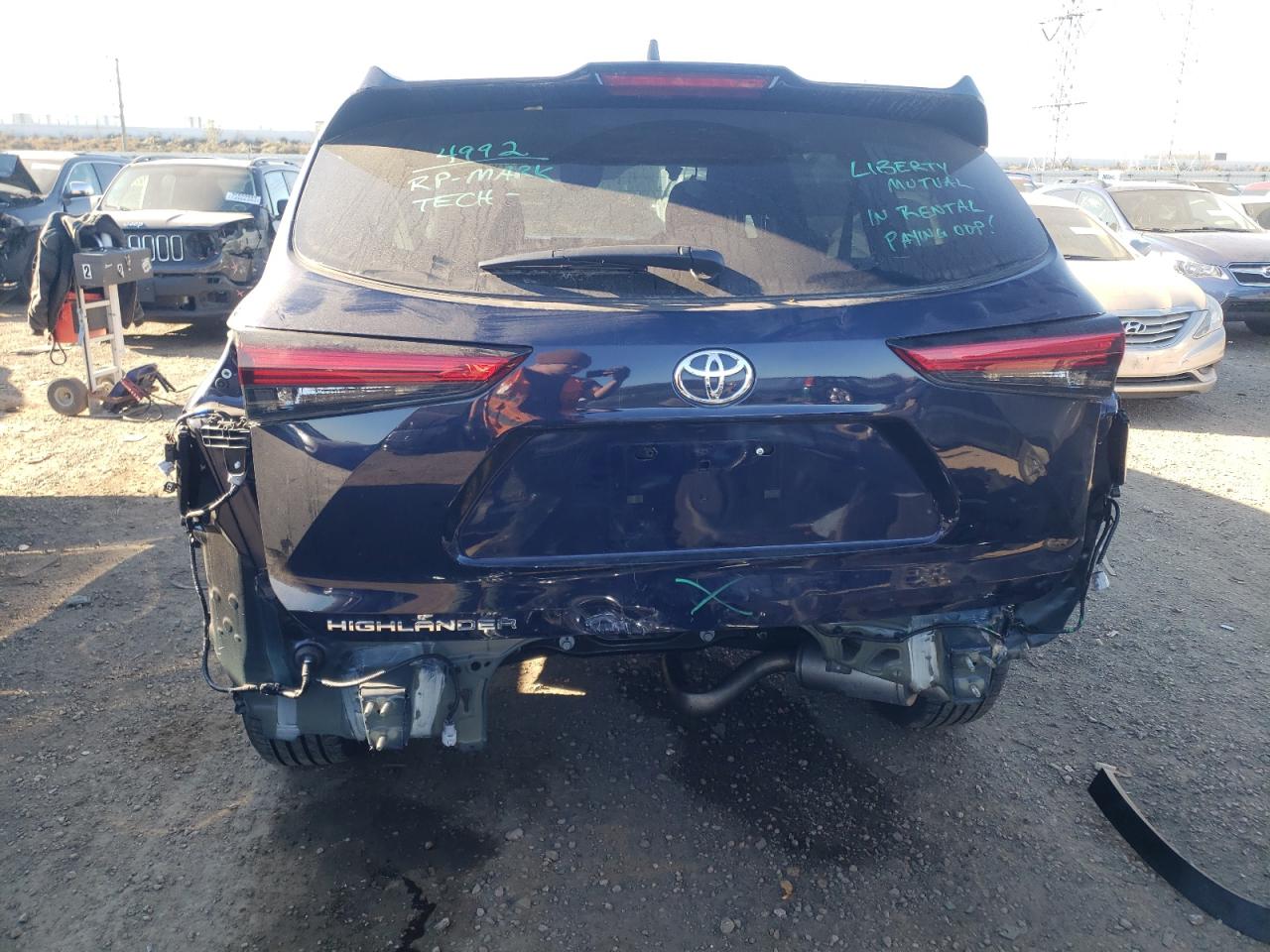 2023 TOYOTA HIGHLANDER L VIN:5TDKDRAHXPS510689