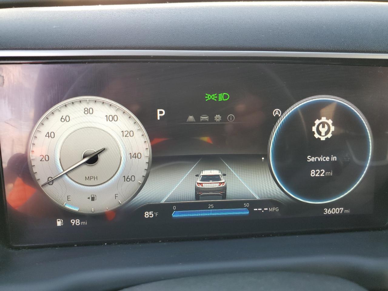 2022 HYUNDAI TUCSON SEL VIN:5NMJC3AEXNH120144