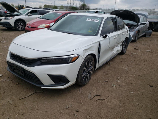 2022 HONDA CIVIC EXL VIN:19XFL1H72NE010729