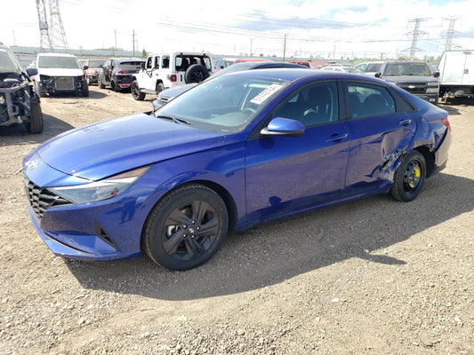 2022 HYUNDAI ELANTRA BLUE VIN:KMHLM4AJ6NU032012