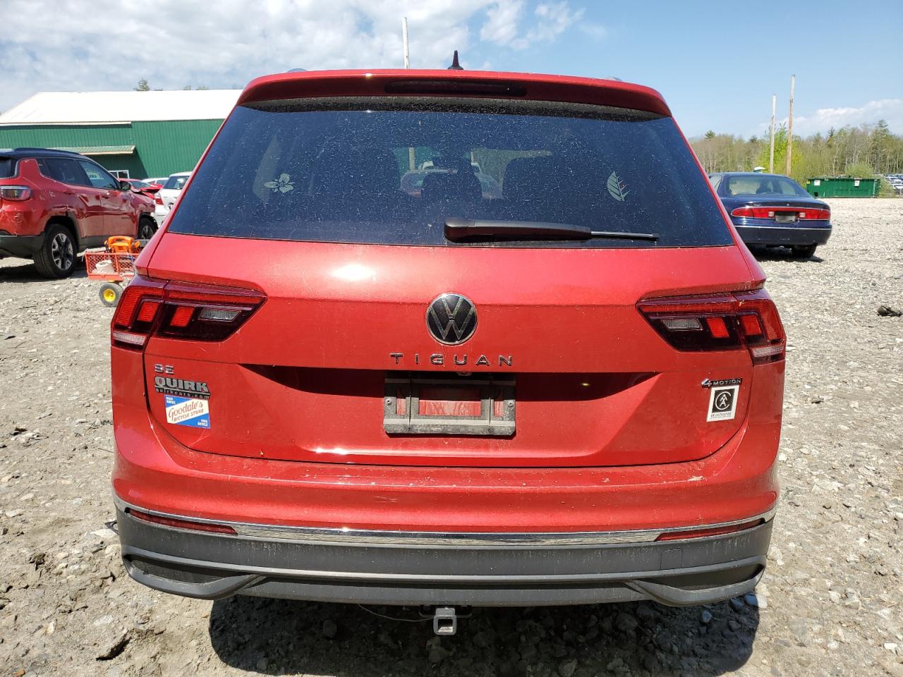 2022 VOLKSWAGEN TIGUAN SE VIN:3VV2B7AX2NM139012