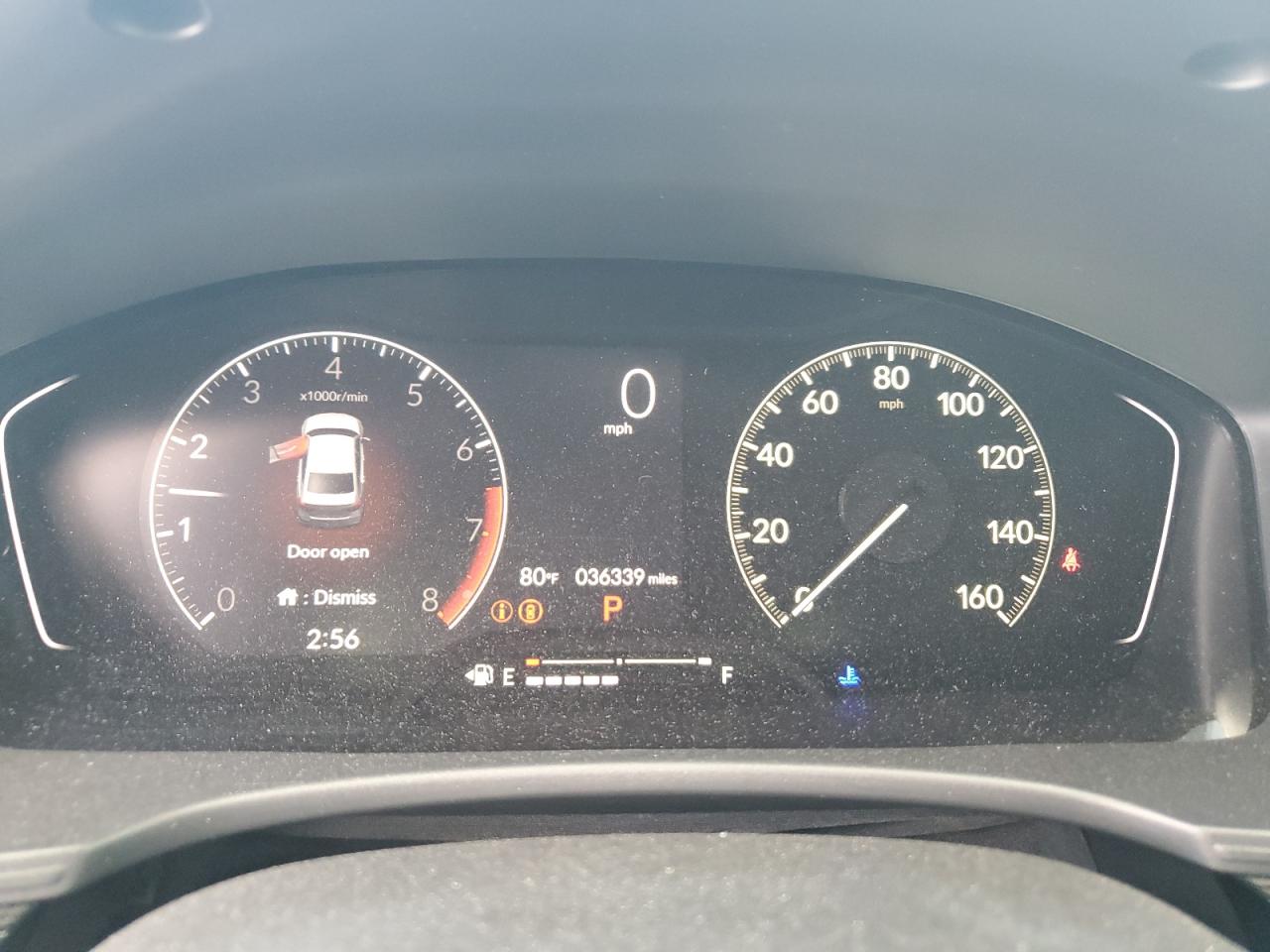 2022 HONDA CIVIC EX VIN:2HGFE1F71NH323693