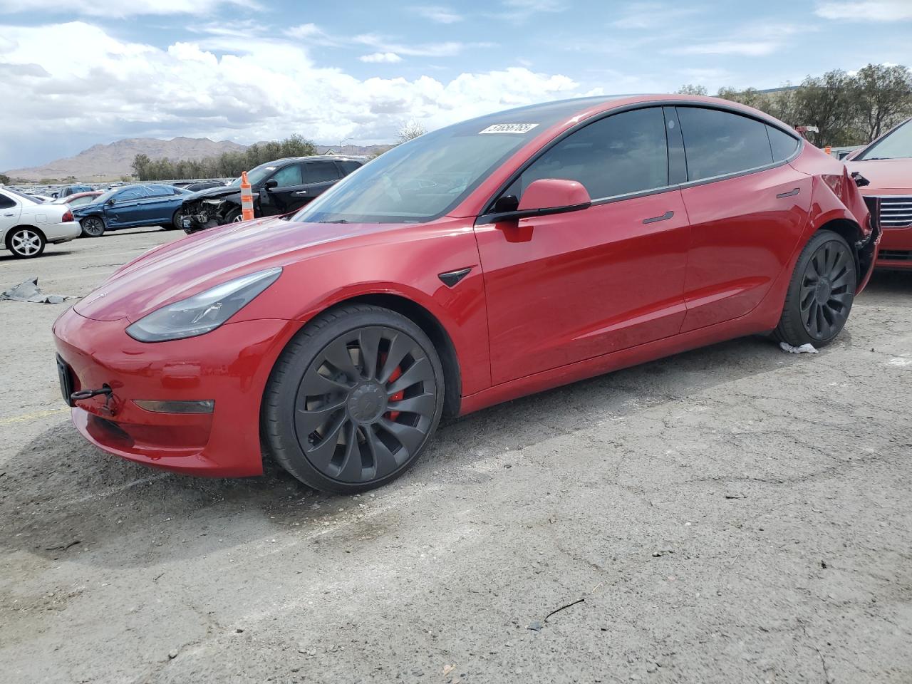 2022 TESLA MODEL 3  VIN:5YJ3E1ECXNF295947
