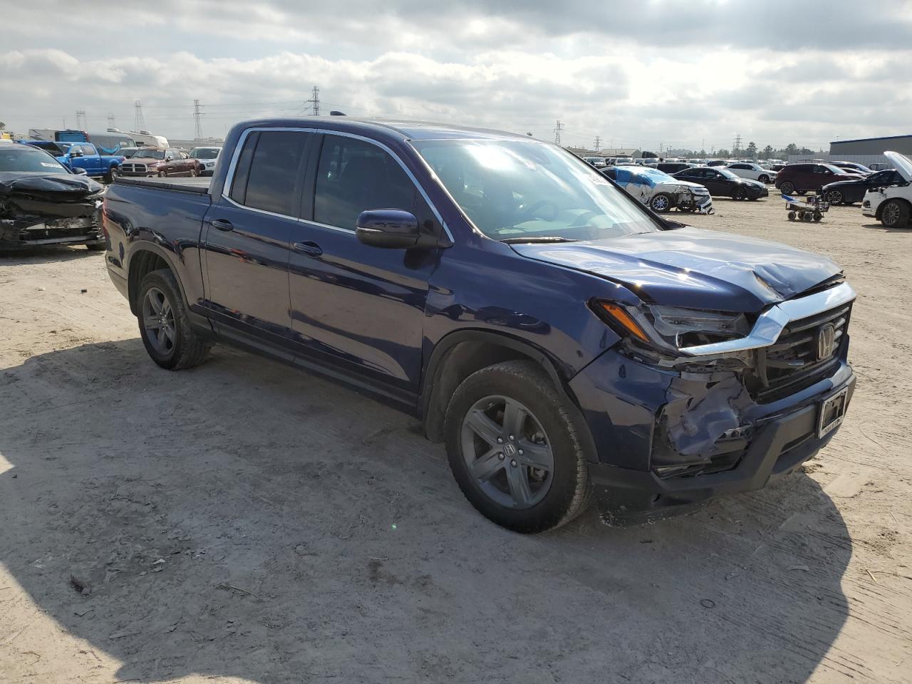 2023 HONDA RIDGELINE RTL VIN:5FPYK3F51PB012274