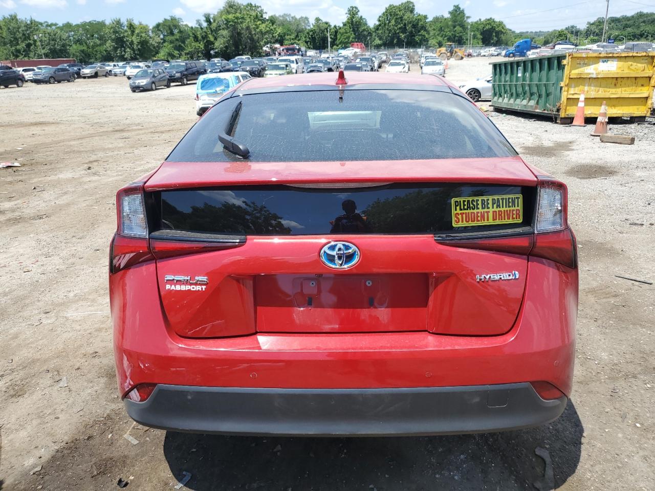 2022 TOYOTA PRIUS NIGHT SHADE VIN:JTDKAMFU6N3183384