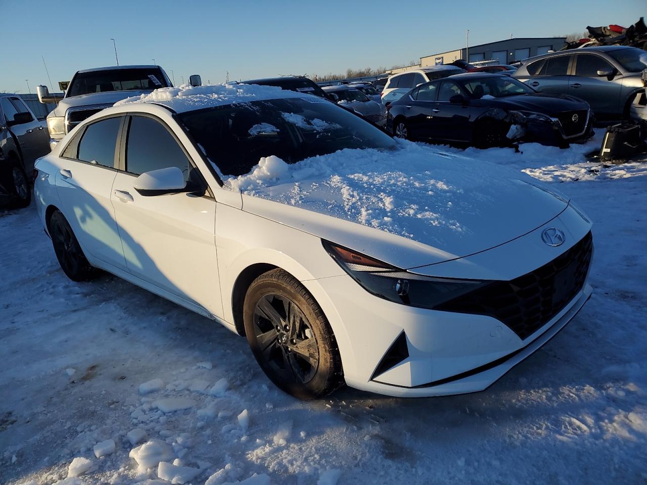 2022 HYUNDAI ELANTRA BLUE VIN:KMHLM4AJXNU020610