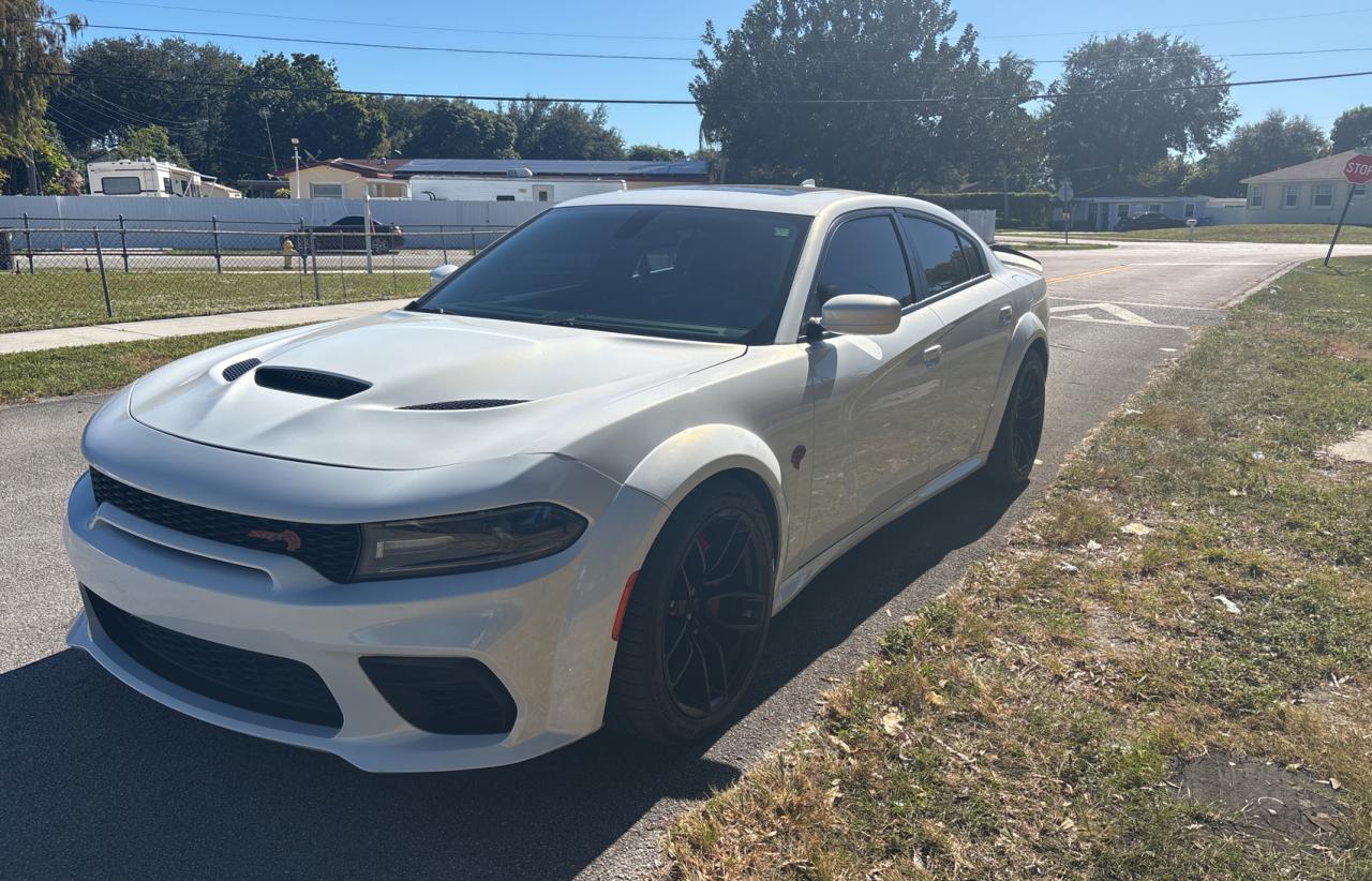 2022 DODGE CHARGER SCAT PACK VIN:2C3CDXGJXNH163447