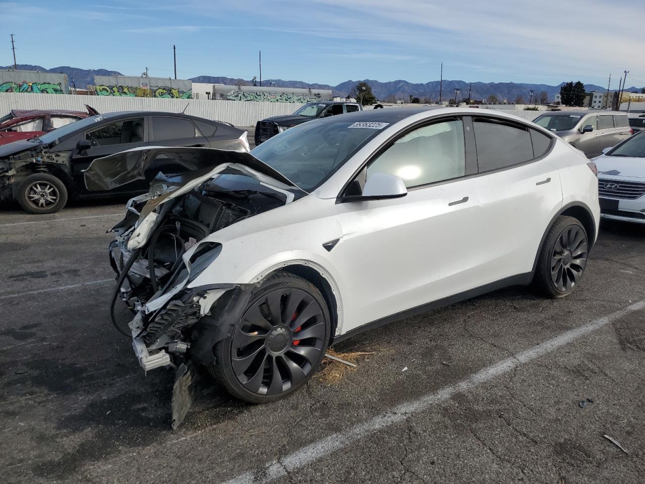 2022 TESLA MODEL Y  VIN:7SAYGDEF2NF366315