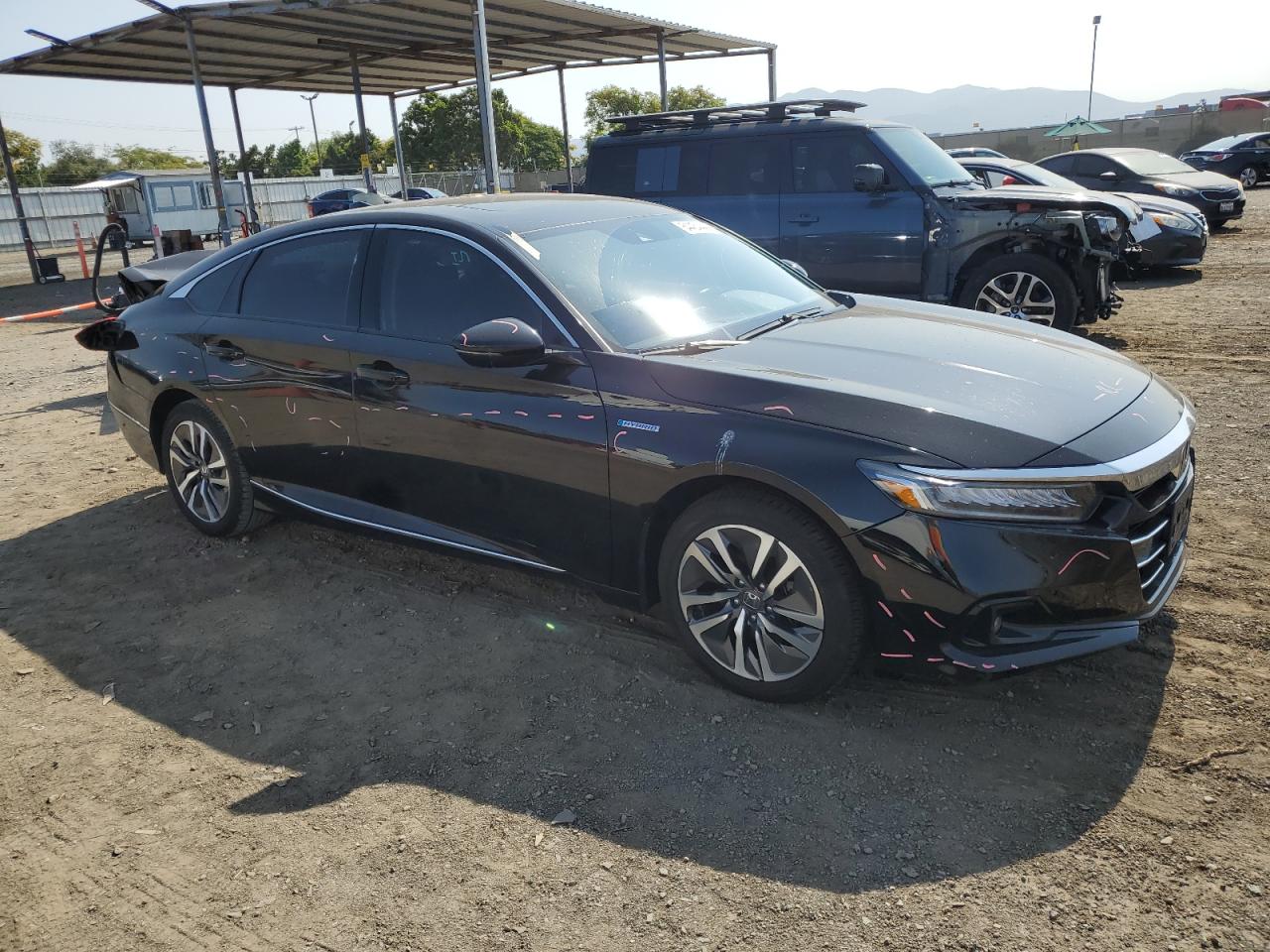 2022 HONDA ACCORD HYBRID EXL VIN:1HGCV3F52NA012110