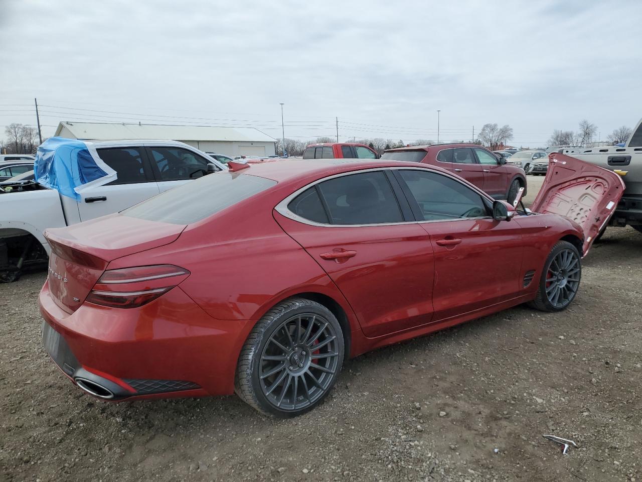2022 GENESIS G70 BASE VIN:KMTG54TE4NU088387