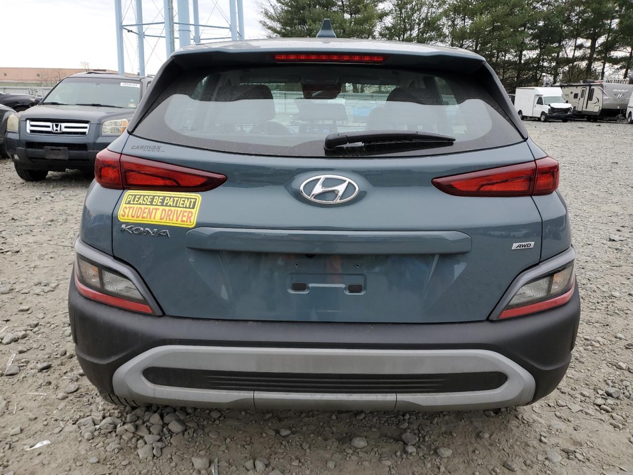 2022 HYUNDAI KONA SEL VIN:KM8K2CAB7NU890190