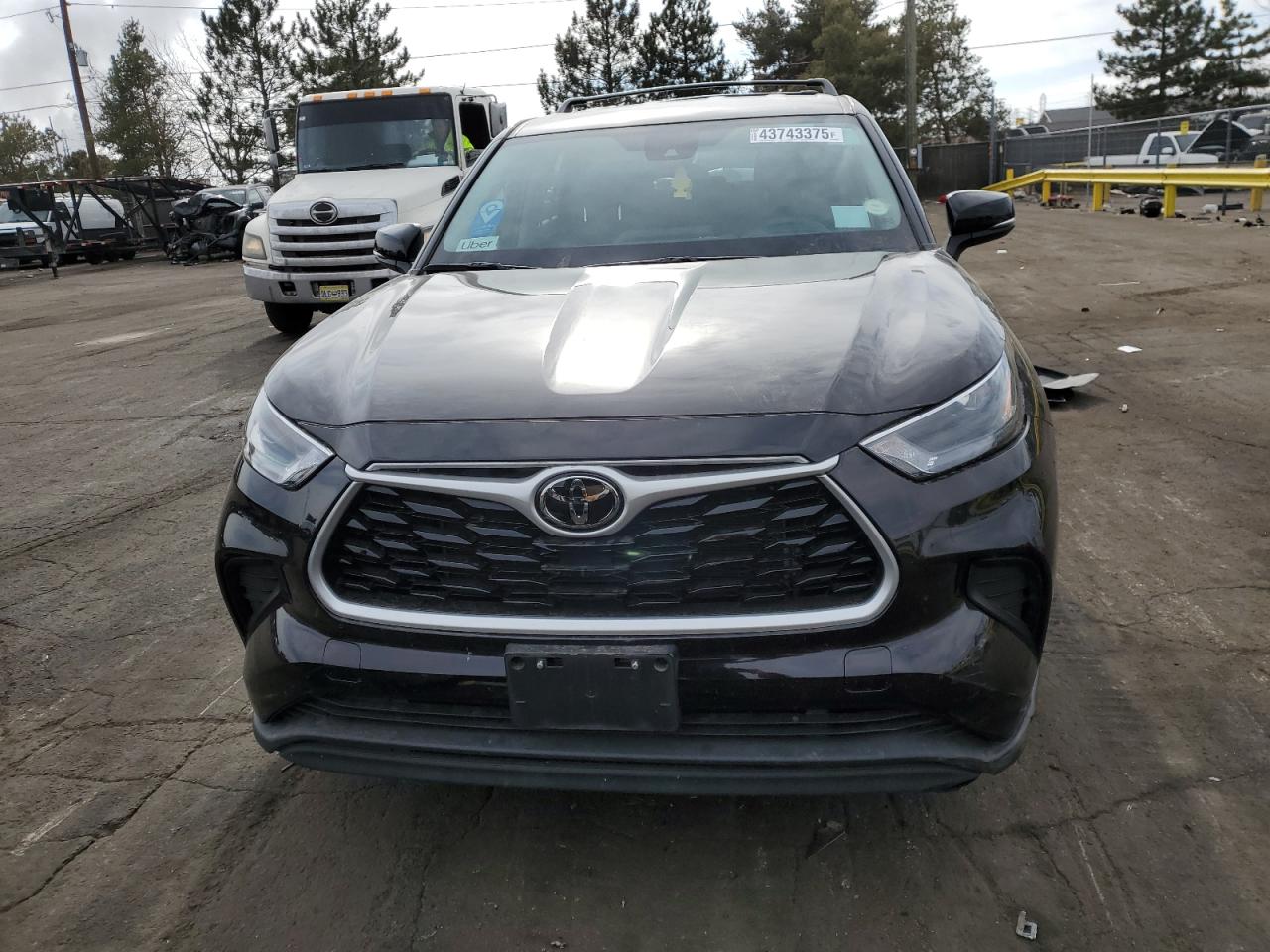 2022 TOYOTA HIGHLANDER L VIN:5TDCZRBH0NS225484