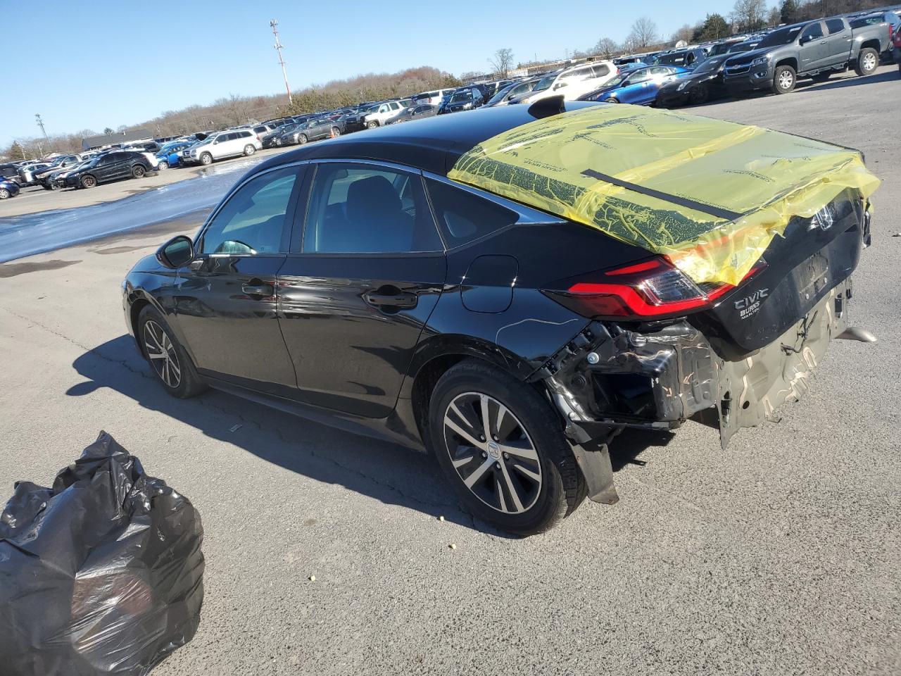 2022 HONDA CIVIC LX VIN:19XFL2H52NE004756