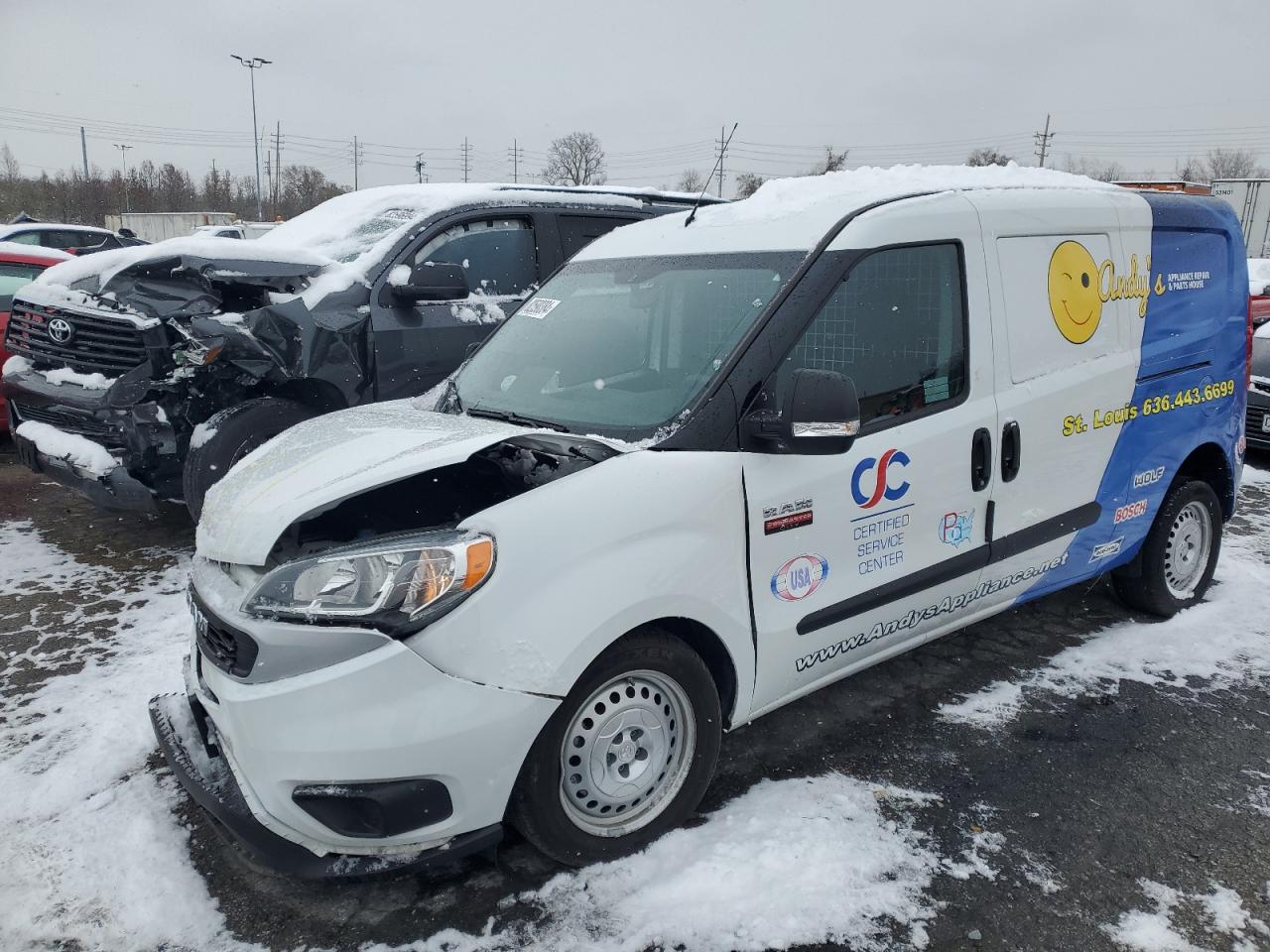 2022 RAM PROMASTER CITY TRADESMAN VIN:ZFBHRFAB1N6Y40033