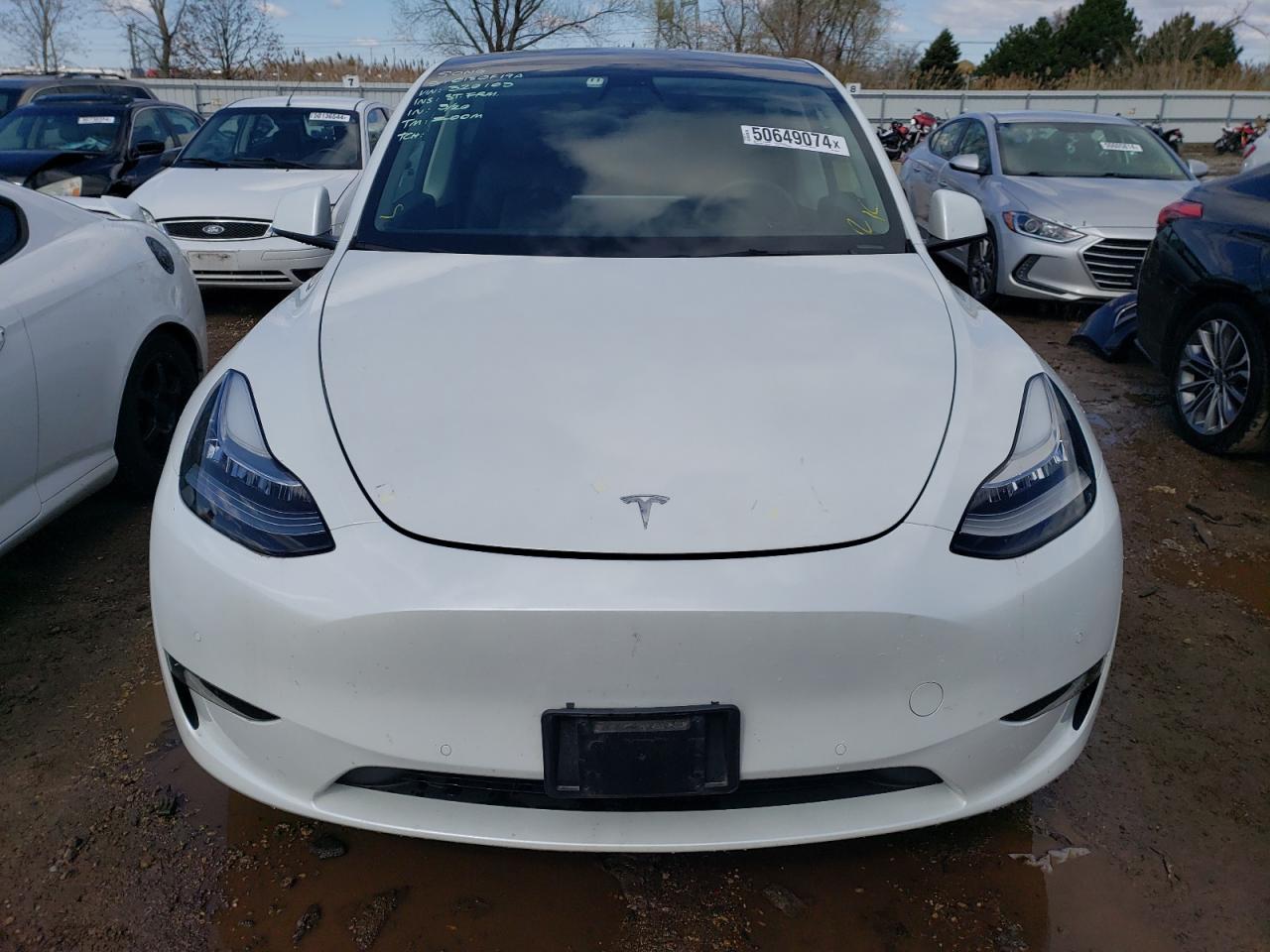 2022 TESLA MODEL Y  VIN:7SAYGDEE0NF320103