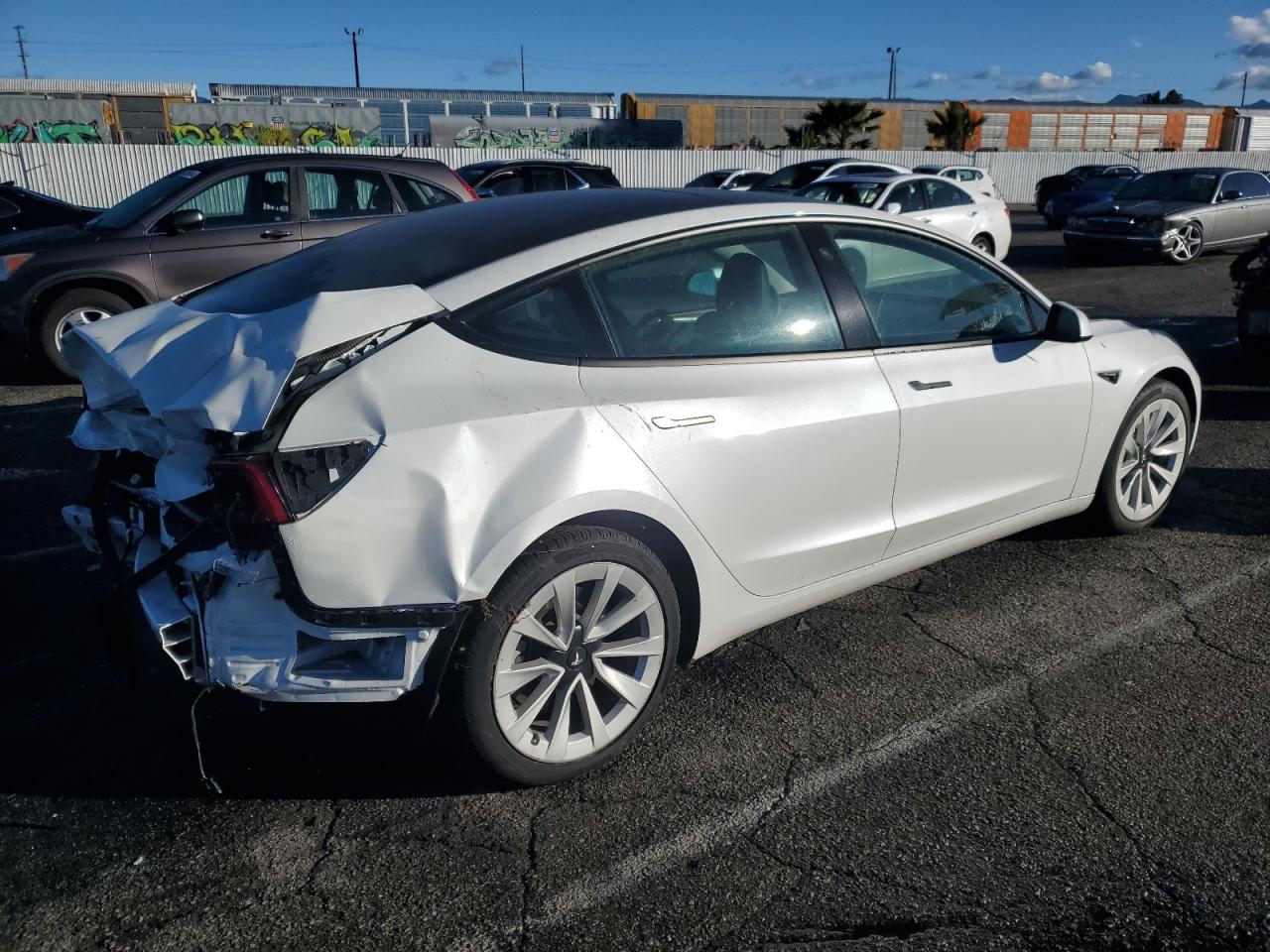 2022 TESLA MODEL 3  VIN:5YJ3E1EA5NF360671