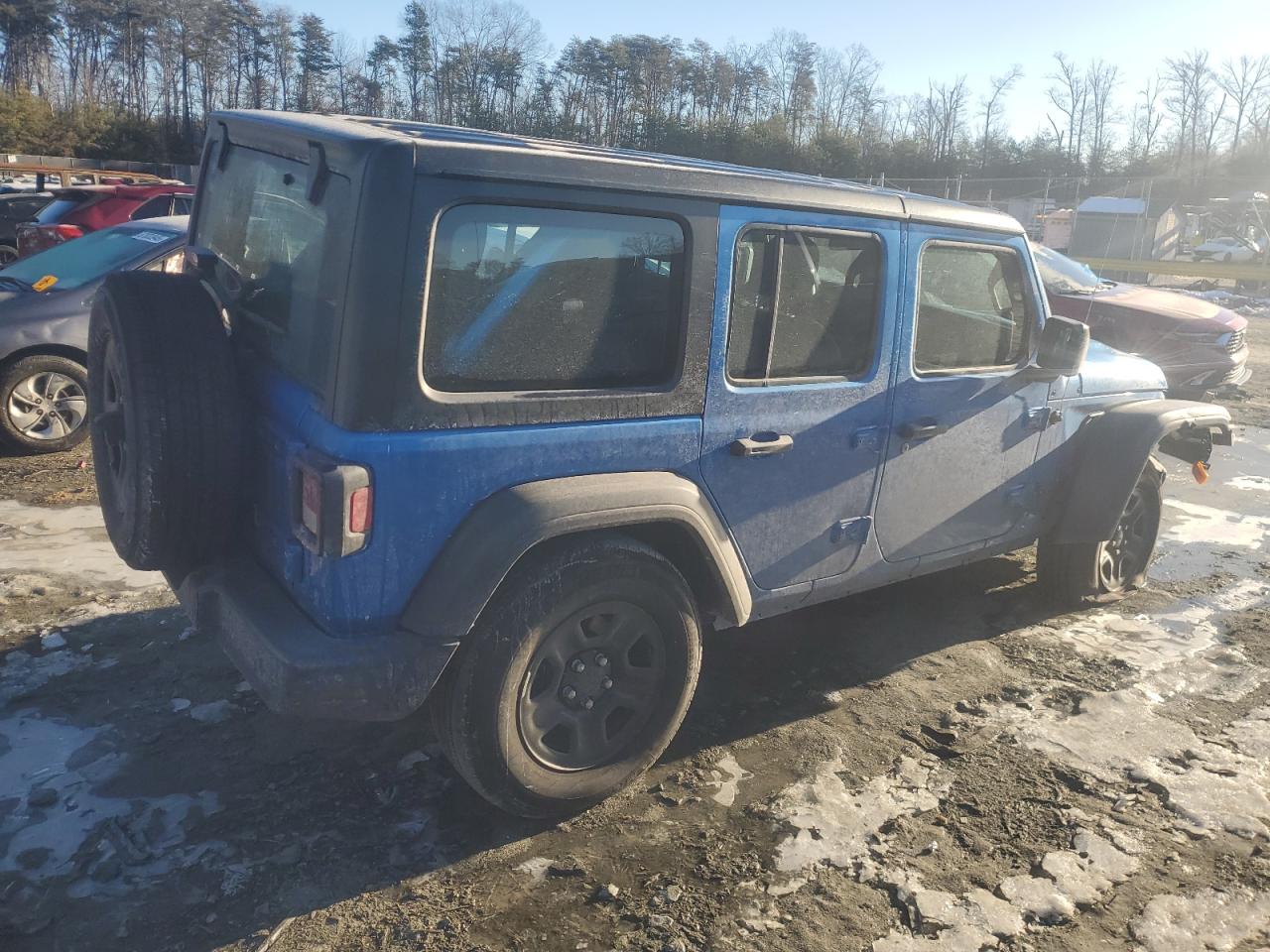 2022 JEEP WRANGLER UNLIMITED SPORT VIN:1C4HJXDNXNW245004