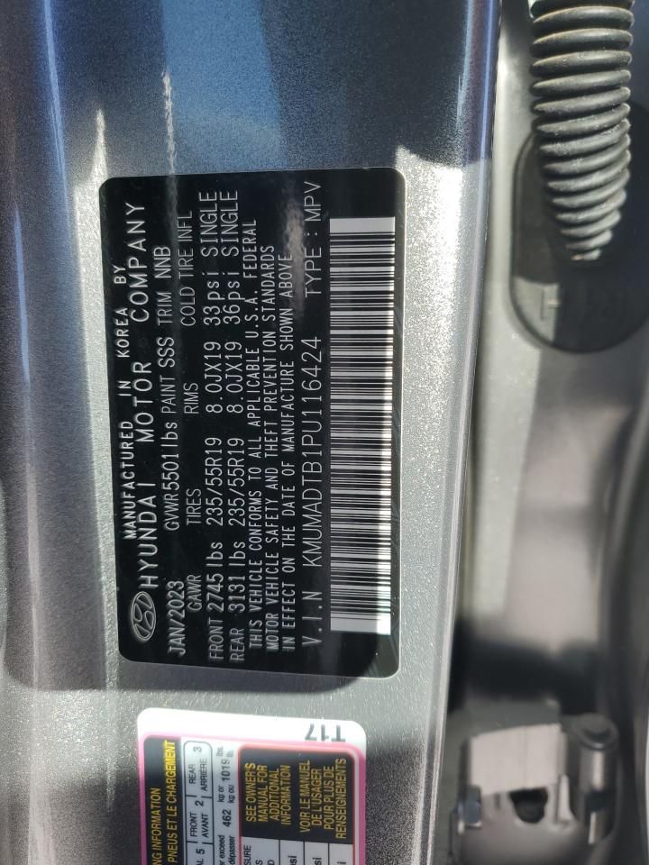 2023 GENESIS GV70 BASE VIN:KMUMADTB1PU116424