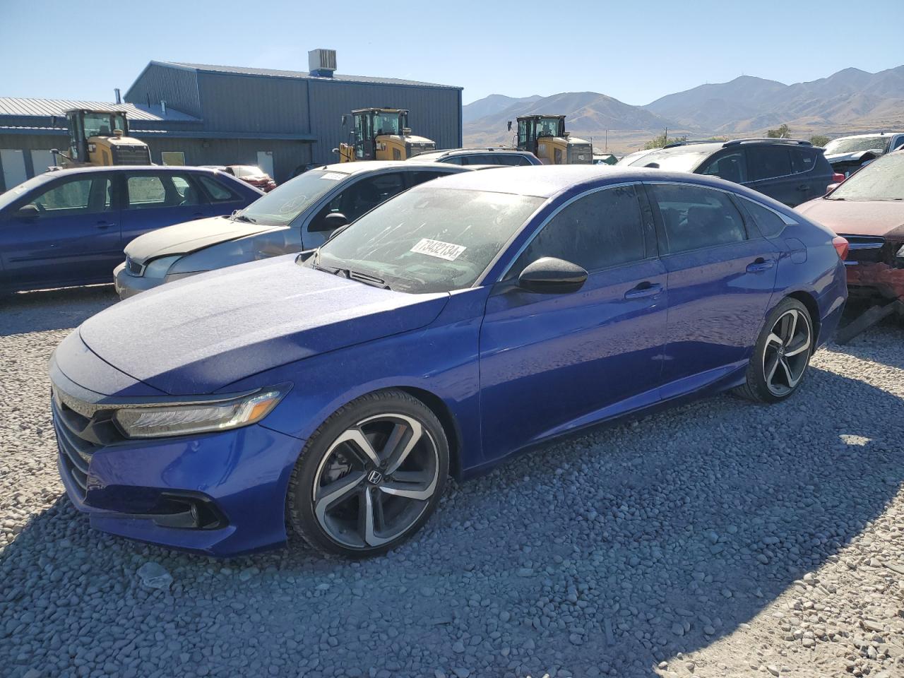 2022 HONDA ACCORD SPORT VIN:1HGCV1F35NA075527
