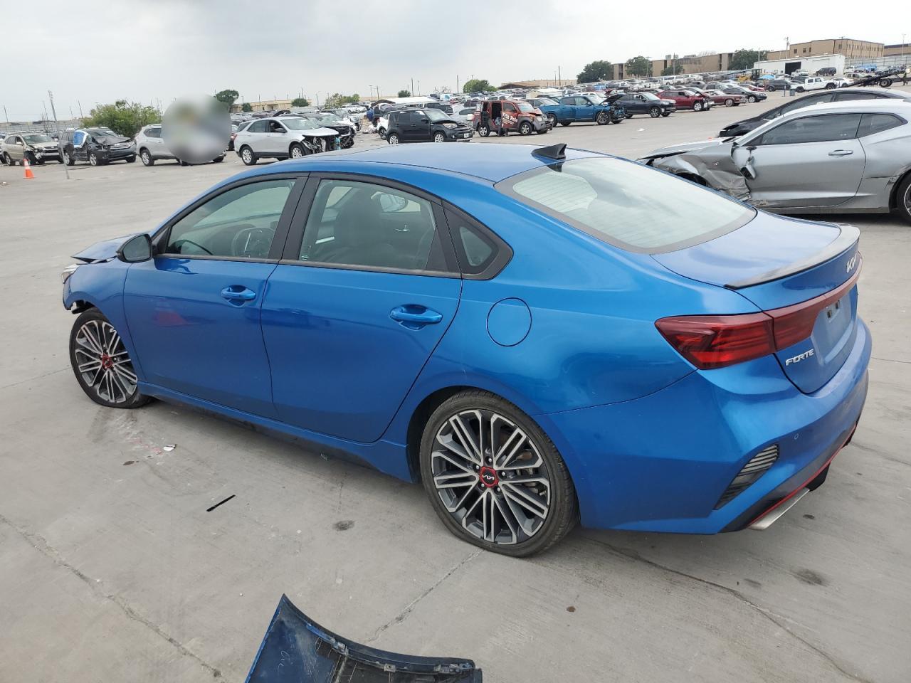 2022 KIA FORTE GT VIN:3KPF44AC5NE439160