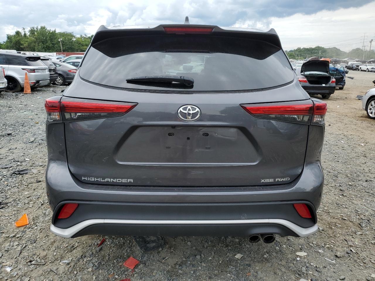 2022 TOYOTA HIGHLANDER XSE VIN:5TDLZRBH8NS238743