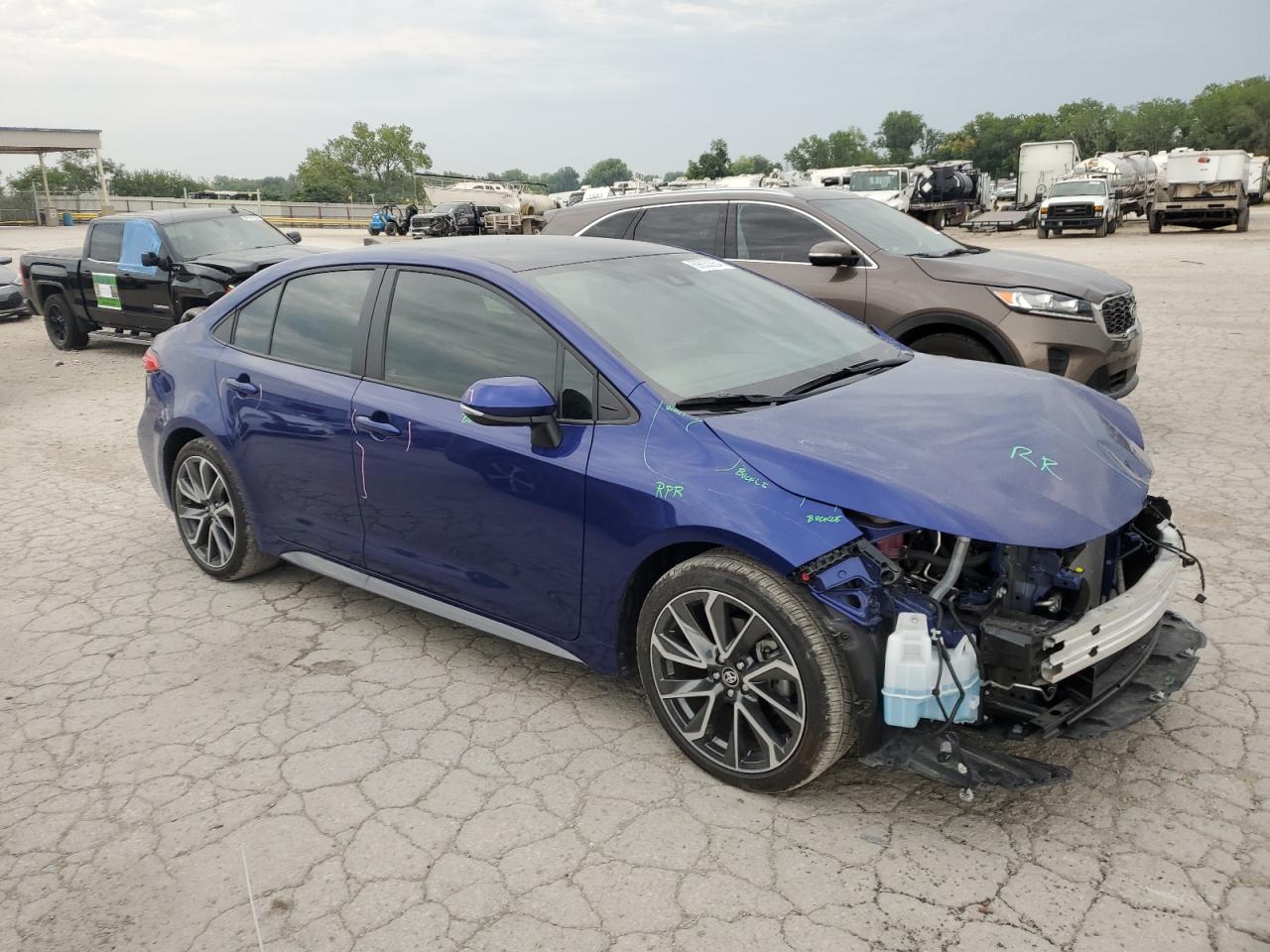 2022 TOYOTA COROLLA SE VIN:5YFS4MCE2NP134422