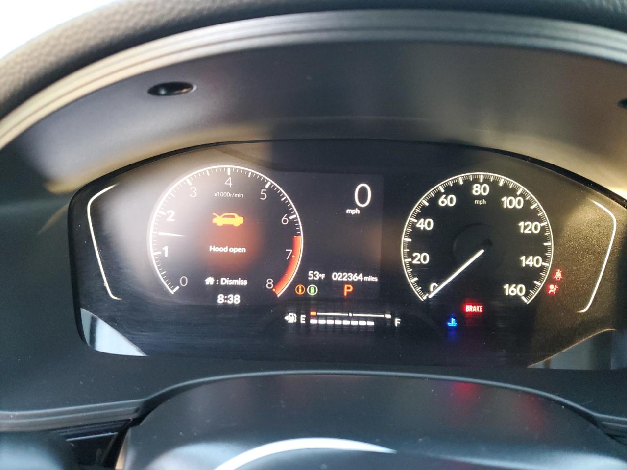 2022 HONDA CIVIC EX VIN:JHMFE1F71NX007252