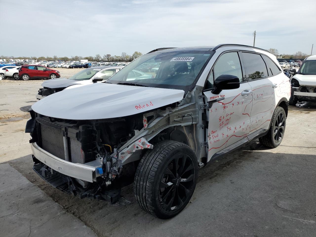 2022 KIA SORENTO SX VIN:5XYRKDLF1NG129925