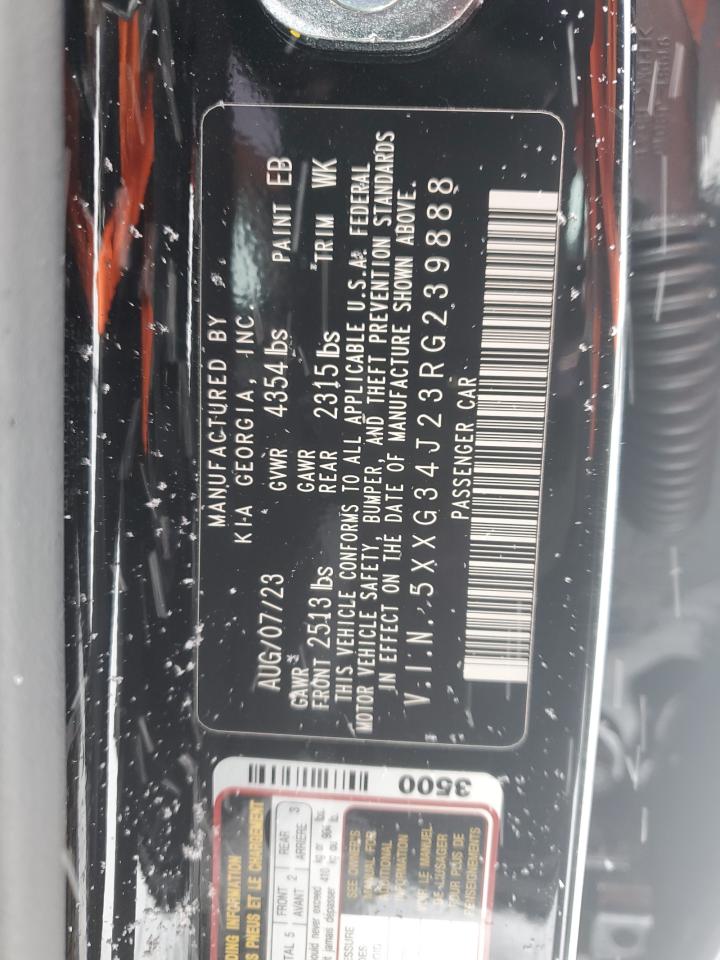 2024 KIA K5 EX VIN:5XXG34J23RG239888