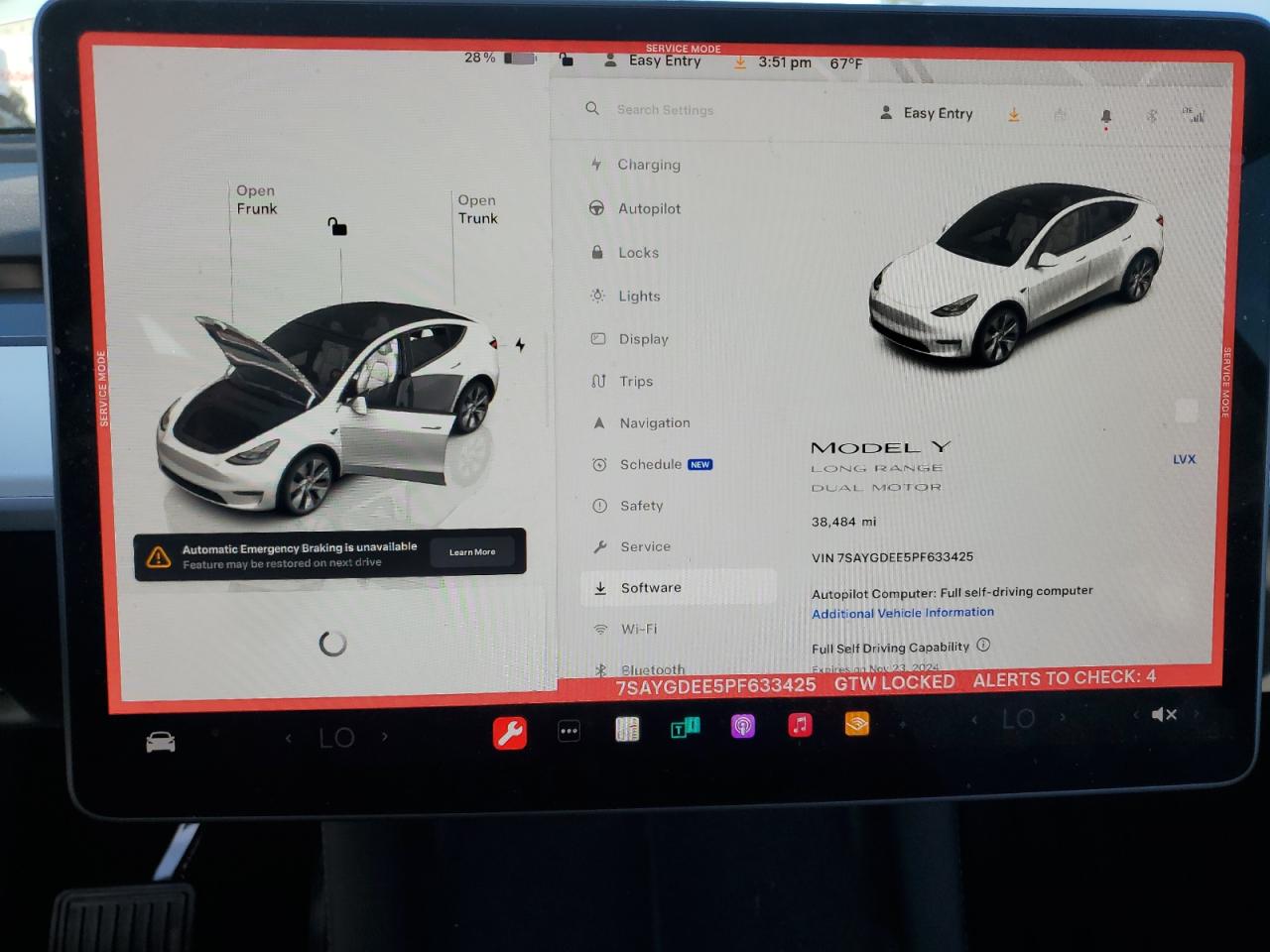 2023 TESLA MODEL Y  VIN:7SAYGDEE5PF633425